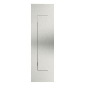 Sliding door handle I-4503, rectangle 155x45 mm MRST/AISI-304