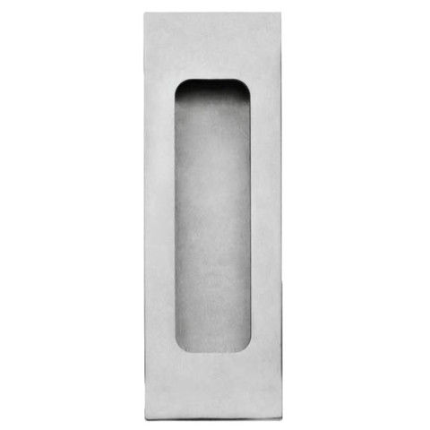 Sliding door handle, rectangle 120x40 mm MRST/AISI-304