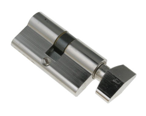 Euro profile cylinder 60 mm (30/30) with rhombic thumbturn NI