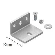 Adjustable top track side fixing bracket